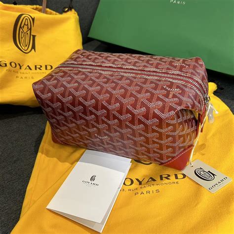 goyard wash bag|goyard boeing 25 toilet bag.